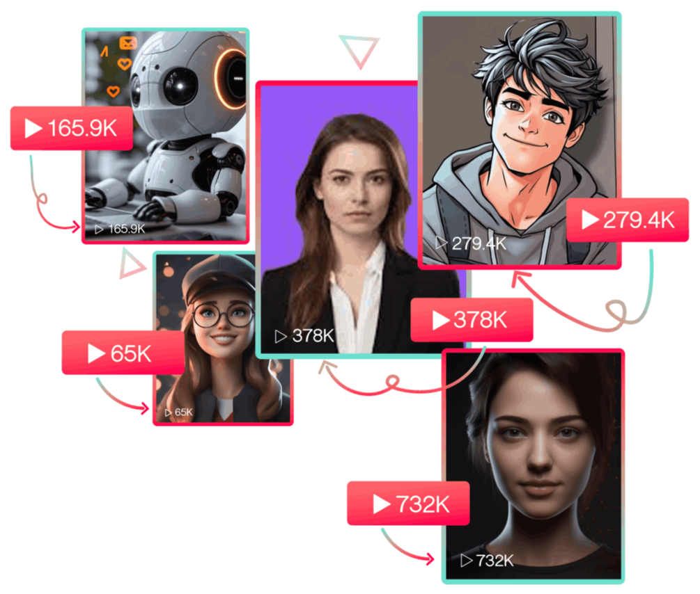 ClickWave AI-assisted faceless video marketing system